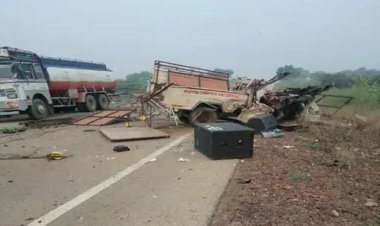 जोधपुर : ट्रक पिकअप में हुई भीषण टक्कर, 1 की मौत  