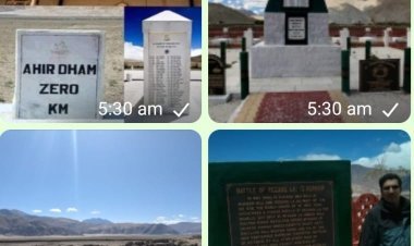 चुशूल:- चीनी सीमा से 15 कि.मी . दूर हिमालय के पहाड़ो में 16000 फीट की ऊँचाई पर एक छोटा सा गाँव है। 13-कुमायूं रेजिमेंट की कंपनी के 114 अहीर वीरों की याद में चुशूल से 12 कि.मी.की दूरी पर एक स्मारक बनाया गया है