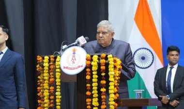 महामहिम उपराष्ट्रपति का धौलपुर दौरा, उपमुख्यमंत्री डॉ. प्रेमचन्द्र बैरवा ने की अगवानी  