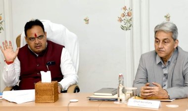 मुख्यमंत्री श्री भजनलाल शर्मा ने ली जयपुर मेट्रो की अहम बैठक- सीतापुरा से अंबाबाड़ी एवं विद्याधर नगर तक मेट्रो विस्तार की डीपीआर बनेगी, जयपुर मेट्रो को देश भर में मॉडल के रूप में विकसित करें - मुख्यमंत्री भजनलाल शर्मा     