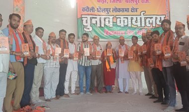 आईटी विभाग विधानसभा बाड़ी बसेड़ी की संयुक्त बैठक B.S गार्डन में आयोजित हुई  