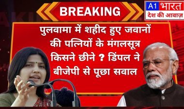 पुलवामा में शहीद हुए जवानों की पत्नियों के मंगलसूत्र किसने छीने ? डिंपल ने बीजेपी से पूछा सवाल  