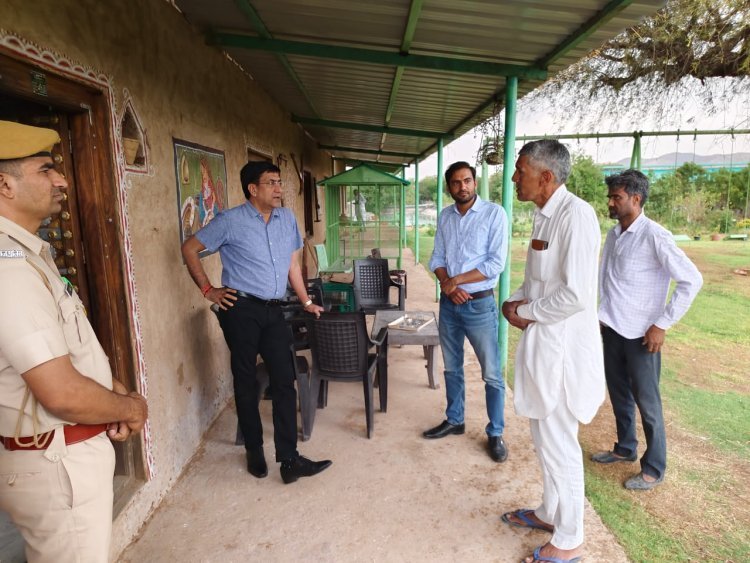 दूदू : जिला कलक्टर ने किया मौजमाबाद तहसील के उन्नत कृषि फार्म का निरीक्षण  