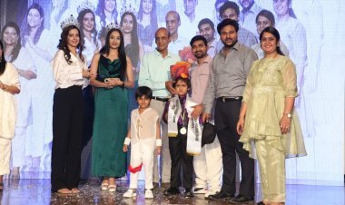 हेरिटेज किड्स फैशन शो में तथांश जैन मिस्टर कैटेगरी में बने विनर, भवि सोकल ने जीता मिस कैटेगरी का क्राउन