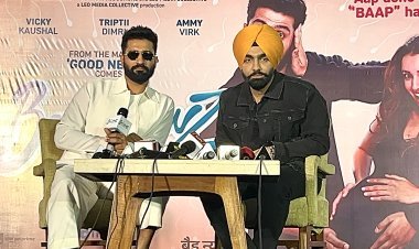 ‘बेड न्यूज़’ के प्रमोशन के लिए जयपुर पहुंचे विक्की कौशल और एम्मी विर्क