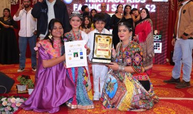 मिस कैटेगरी में अहाना और मिस्टर में रुद्र ने जीता हेरिटेज किड्स फैशन शो सीजन 2 का विनिंग टाइटल