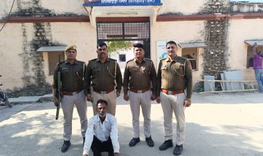 मादक पदार्थों की तस्करी में छः साल से फरार पांच हजार रुपये का ईनामी बदमाश गिरफ्तार