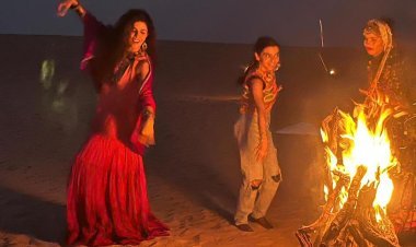 Actress Nimrat Kaur spotted in Jaisalmer, Rajasthan ahead of IIFA 2025 – ‘Silver Is The New Gold’ - Celebrating 25 Glorious Years."