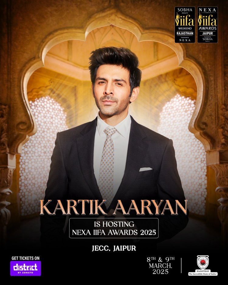 Kartik Aaryan to Make Hosting Debut at IIFA 2025 in Jaipur for Landmark 25th Edition