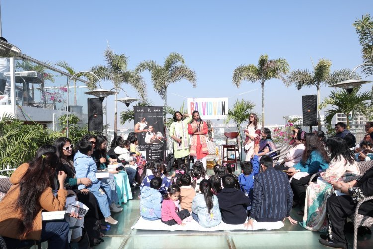 जयपुर में पहली बार भजन जैमिंग कार्यक्रम बालविद्वान क्लासेज  के आयोजन में आयु - आर्य म्यूजिक जोड़ी की शानदार प्रस्तुति