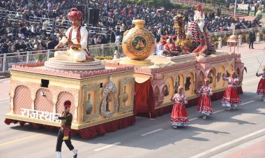 कर्तव्य पथ पर राजस्थान की झांकी बनी आकर्षण का केन्द्र 