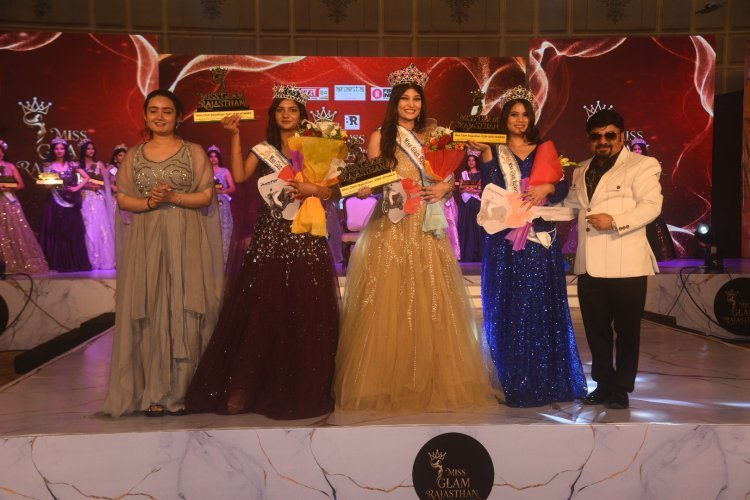अंशिका गुप्ता बनीं मिस ग्लैम राजस्थान 2026 विनर
