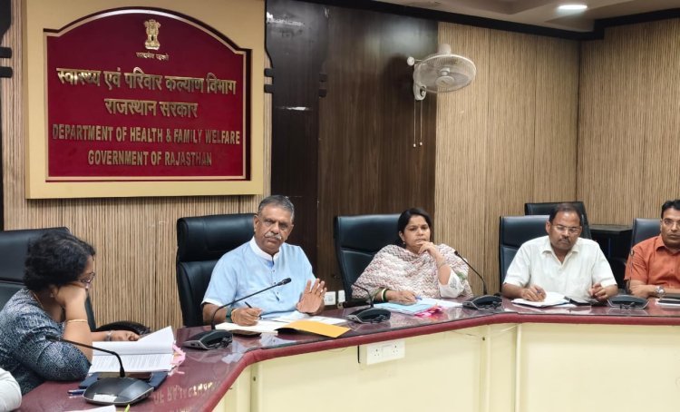 चिकित्सा मंत्री ने कोटा प्रकरण को लेकर ली उच्च स्तरीय बैठक,  घटना की तह तक जाने के दिए निर्देश 
